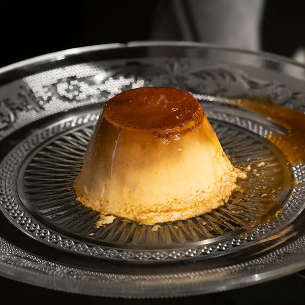 Flan de huevo casero