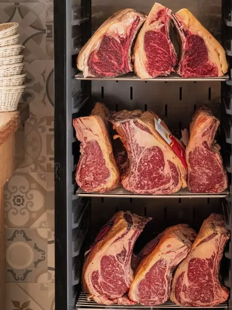 Cortes de carne en nuestra cámara